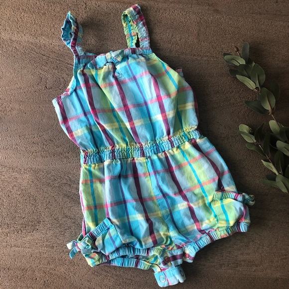 Other - Baby Girl 12 month Bow Romper -V5